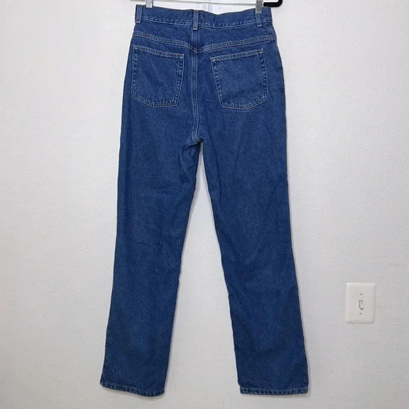 L.L. Bean original fit flannel lined blue jeans size 12T - Picture 3 of 7